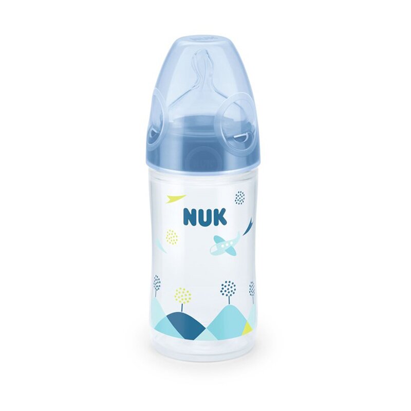 Nuk - nuk - biberon new classic 150 ml tetina silicon 0-6 luni bleu