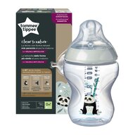 Tommee Tippee - Biberon Ursuleti Panda 0 luni + Closer to Nature din Polypropilena 260 ml