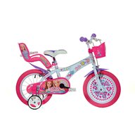Dino Bikes - Bicicleta cu pedale Barbie la plimbare, 16 
