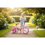 Bicicleta cu pedale, Dino Bikes, Unicorn, Cu roti ajutatoare, 10 inch, Pana la 30 kg, 2 ani+, Multicolor - 2