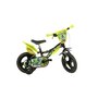Bicicleta cu pedale, Dino Bikes, Dinozaur T-Rex, Cu roti ajutatoare, 12 inch, Pana la 40 kg, 3 ani+, Multicolor - 15