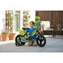 Bicicleta cu pedale, Dino Bikes, Dinozaur T-Rex, Cu roti ajutatoare, 12 inch, Pana la 40 kg, 3 ani+, Multicolor - 2