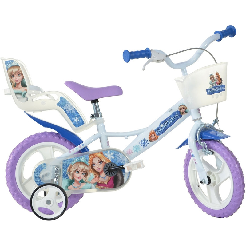 Bicicleta copii dino bikes 12' snow queen