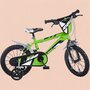 Bicicleta copii, Dino Bikes, R88, Cu roti ajutatoare, 14 inch, Cadru din otel, Pana la 115 cm, Green - 3