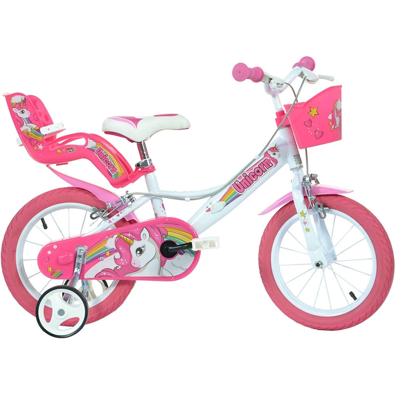 Bicicleta copii dino bikes 14' unicorn