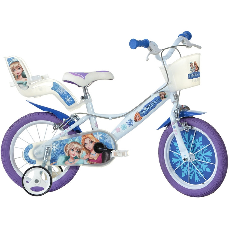 Bicicleta copii dino bikes 16' snow queen