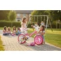 Bicicleta copii, Dino Bikes, Barbie, Roti ajutatoare, Cosulet frontal, Scaunel pentru papusi, 16 inch, Cadru din otel, Pana la 125 cm, Pink - 2