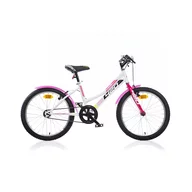 Bicicleta cu pedale, Dino Bikes, Mountain Bike, 20 inch, Pana la 130 cm, White/pink