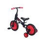Lorelli - Bicicleta de echilibru 2in1, RUNNER cu pedale si roti auxiliare, Red - 5