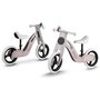 Bicicleta de echilibru din lemn pentru copii, scaun din spuma, roti 12 inchi, Ricokids, Veltino, 7619, Roz - 2