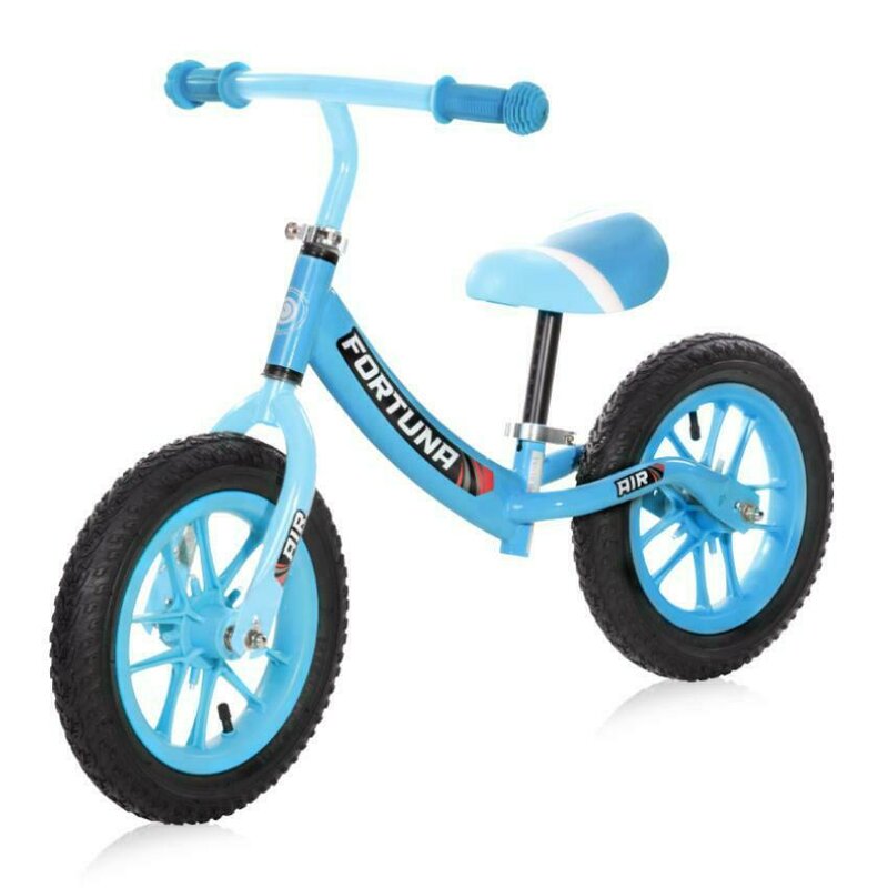Lorelli - bicicleta de echilibru, fortuna air, 2-5 ani, 12 inch, anvelope cu camera, jante cu leduri, light & dark blue