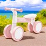 Bicicleta fara pedale, Baby Mix, Bunny Hop, Cu 4 roti, Cu sistem inovator de directie, Stabila, Pana la 25 kg, 12 luni+, Pink - 2