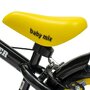 Bicicleta fara pedale, Baby Mix, Traveller, Cu manere antiderapante, Reglabila pe inaltime, Cu roti de 12 inci, Pana la 20 kg, 2-4 ani, Black/Yellow - 8