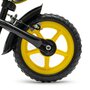 Bicicleta fara pedale, Baby Mix, Traveller, Cu manere antiderapante, Reglabila pe inaltime, Cu roti de 12 inci, Pana la 20 kg, 2-4 ani, Black/Yellow - 11