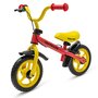Bicicleta fara pedale, Baby Mix, Traveller, Cu manere antiderapante, Reglabila pe inaltime, Cu roti de 12 inci, Pana la 20 kg, 2-4 ani, Red/Yellow - 1