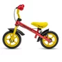 Bicicleta fara pedale, Baby Mix, Traveller, Cu manere antiderapante, Reglabila pe inaltime, Cu roti de 12 inci, Pana la 20 kg, 2-4 ani, Red/Yellow - 5