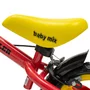 Bicicleta fara pedale, Baby Mix, Traveller, Cu manere antiderapante, Reglabila pe inaltime, Cu roti de 12 inci, Pana la 20 kg, 2-4 ani, Red/Yellow - 6