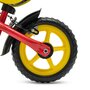 Bicicleta fara pedale, Baby Mix, Traveller, Cu manere antiderapante, Reglabila pe inaltime, Cu roti de 12 inci, Pana la 20 kg, 2-4 ani, Red/Yellow - 8
