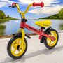 Bicicleta fara pedale, Baby Mix, Traveller, Cu manere antiderapante, Reglabila pe inaltime, Cu roti de 12 inci, Pana la 20 kg, 2-4 ani, Red/Yellow - 4