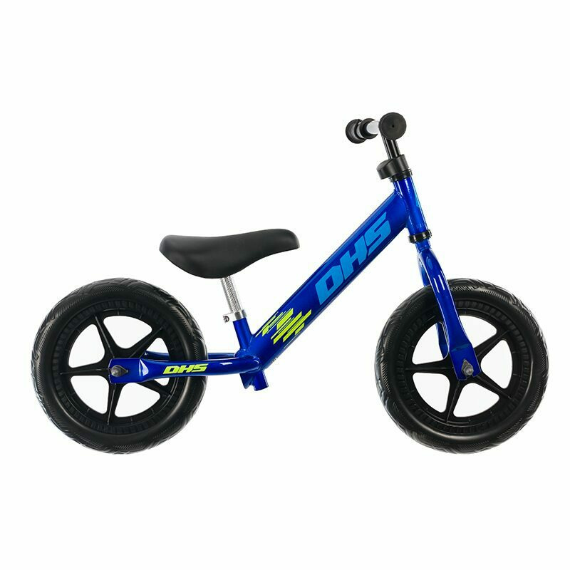 Bicicleta fara pedale dhs ride-on albastru