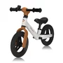 Bicicleta fara pedale, Lionelo, Toni, Cu ghidon si sa reglabile, Ultra usoara, 2.8 Kg, 18 luni+, Sustine 30 kg, Conform cu standardul EN71-1/2/3, Certificata TUV SUD, Bej