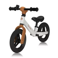 Bicicleta fara pedale, Lionelo, Toni, Cu ghidon si sa reglabile, Ultra usoara, 2.8 Kg, 18 luni+, Sustine 30 kg, Conform cu standardul EN71-1/2/3, Certificata TUV SUD, Bej