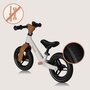 Bicicleta fara pedale, Lionelo, Toni, Cu ghidon si sa reglabile, Ultra usoara, 2.8 Kg, 18 luni+, Sustine 30 kg, Conform cu standardul EN71-1/2/3, Certificata TUV SUD, Bej - 16