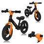 Bicicleta fara pedale, Lionelo, Toni, Cu ghidon si sa reglabile, Ultra usoara, 2.8 Kg, 18 luni+, Sustine 30 kg, Conform cu standardul EN71-1/2/3, Certificata TUV SUD, Portocaliu - 12