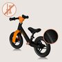 Bicicleta fara pedale, Lionelo, Toni, Cu ghidon si sa reglabile, Ultra usoara, 2.8 Kg, 18 luni+, Sustine 30 kg, Conform cu standardul EN71-1/2/3, Certificata TUV SUD, Portocaliu - 16