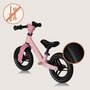 Bicicleta fara pedale, Lionelo, Toni, Cu ghidon si sa reglabile, Ultra usoara, 2.8 Kg, 18 luni+, Sustine 30 kg, Conform cu standardul EN71-1/2/3, Certificata TUV SUD, Roz - 16