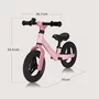 Bicicleta fara pedale, Lionelo, Toni, Cu ghidon si sa reglabile, Ultra usoara, 2.8 Kg, 18 luni+, Sustine 30 kg, Conform cu standardul EN71-1/2/3, Certificata TUV SUD, Roz - 19