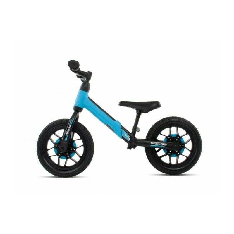 Sun Baby - Bicicleta fara pedale Spark, 12 , Cu roti luminoase, Albastru