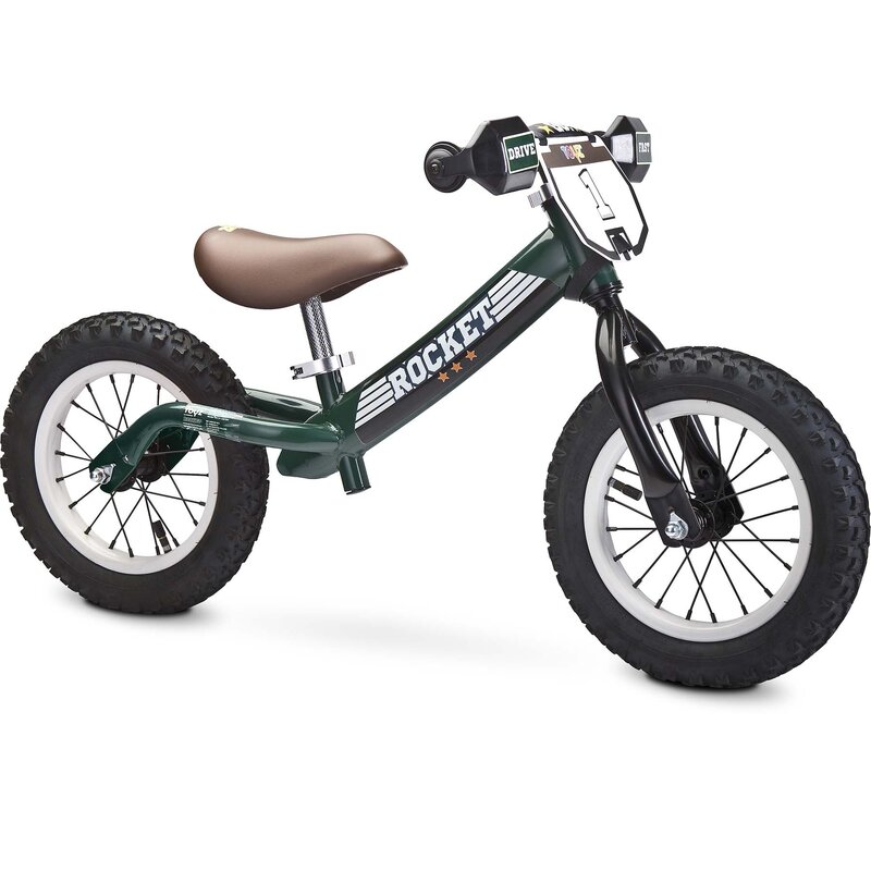 Toyz - bicicleta fara pedale rocket, 12 , verde