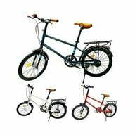 Roben toys - Bicicleta pentru copii, cu portbagaj, cadru metalic, 20