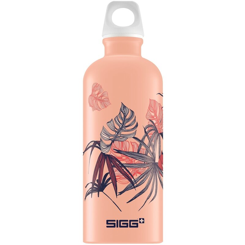 Sigg - bidon florid shy 600 ml din aluminiu, roz