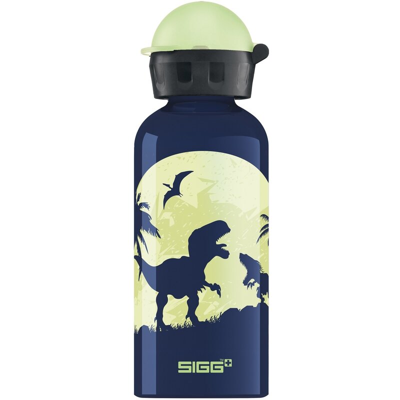 Sigg - Bidon Glow Moon Dinos 400 ml din Aluminiu