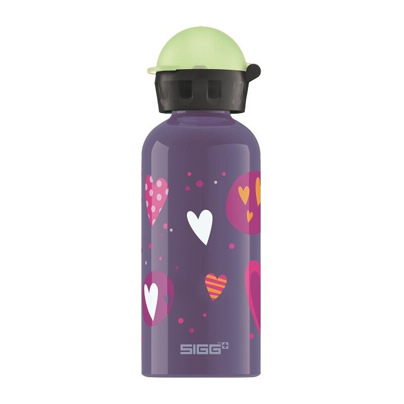 Sigg - bidon glow in the dark heartballons 400 ml din aluminiu
