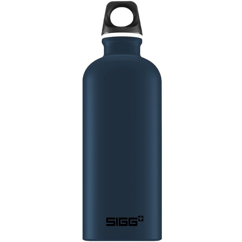 Sigg - bidon dark touch 600 ml traveller din aluminiu
