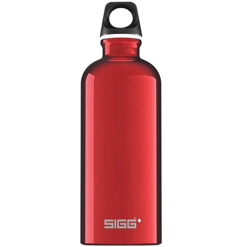 Sigg - bidon 600 ml traveller din aluminiu, rosu