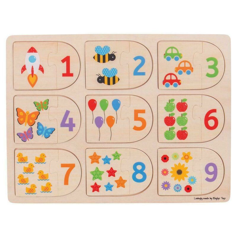 BigJigs - Puzzle Potriveste-ma la locul meu
