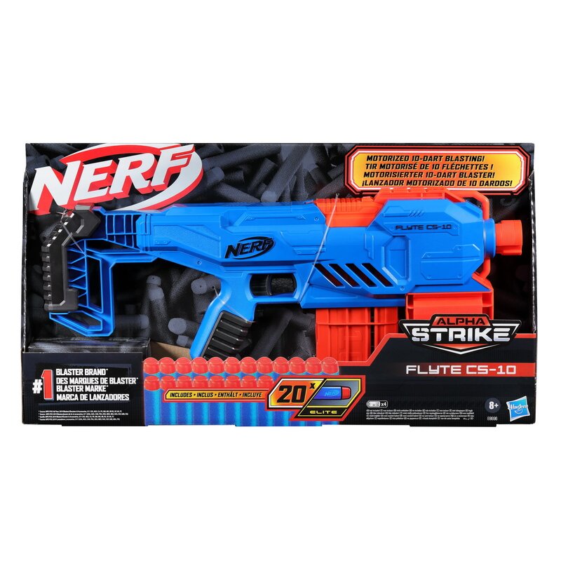 Hasbro - blaster nerf motorizat alpha strike flyte cs-10