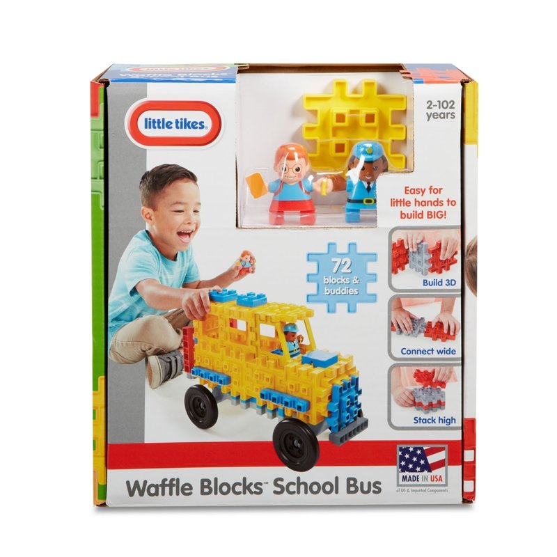 Little tikes - blocuri de constructie autobuz scolar