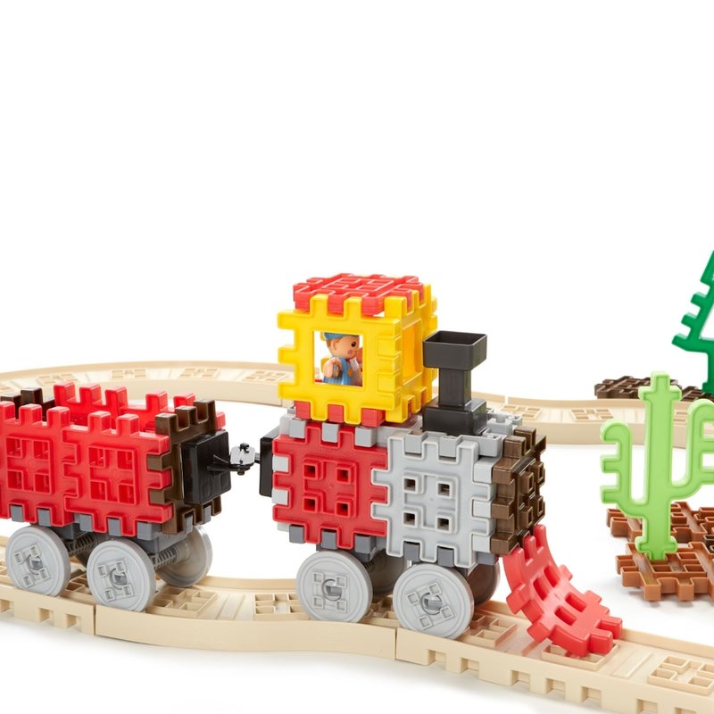 Little tikes - blocuri de constructie tren cu aburi