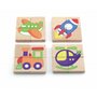 Viga - Puzzle din lemn Blocuri cu imagini mijloace de transport , Puzzle Copii , Magnetice, piese 32 - 5