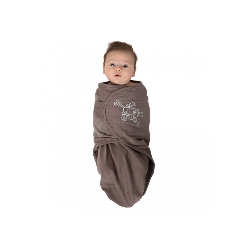 Bo Jungle - Body special tip Wrap Maimutica pentru bebelusi marime S (3-6kg) din bumbac
