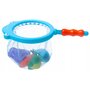 Bocioland - Set jucarii de baie, 5 piese, Cu plasa de pescuit in forma de rechin si jucarii marine - 3