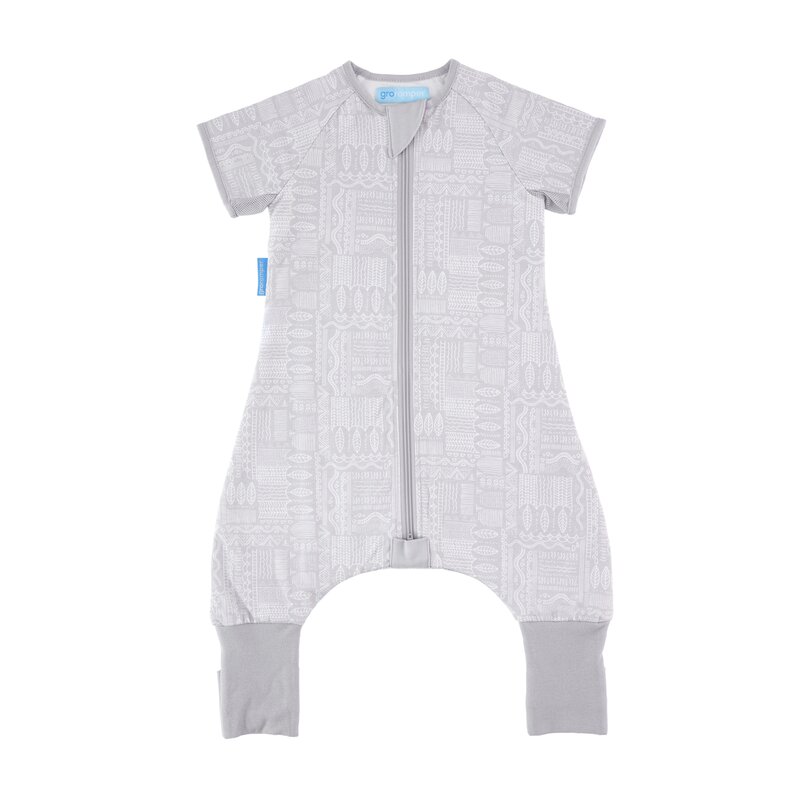 Gro - body pentru bebelusi, subtire, 12 - 24 luni, gri deschis