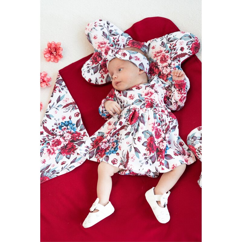 Nicol - body rochita cu maneca lunga bumbac 100% (180159) colectia kate 2021 marimea 80