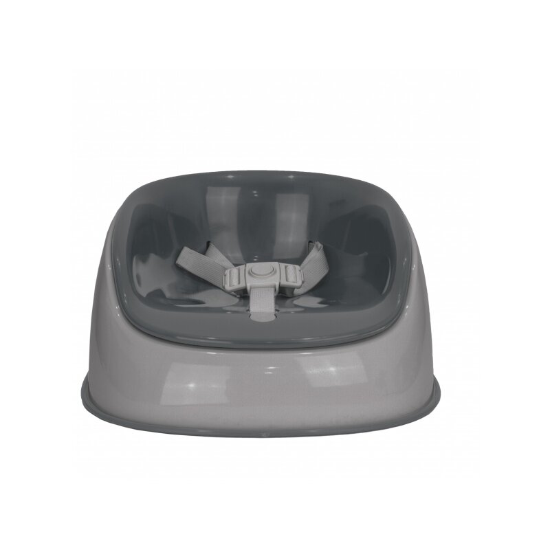 Prince lionheart - scaun de masa booster lite , anthracite, 12 luni+, cu baza alba, gri