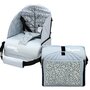 Booster multifunctional, Asalvo, Go Anywhere, Transformabil in geanta, Cu buzunar incorporat, Cu ham in 3 puncte, 6-36 luni, Nordic Grey - 1